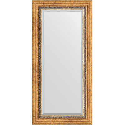 Зеркало Evoform Exclusive 116х56 BY 3490 с фацетом в багетной раме - Римское золото 88