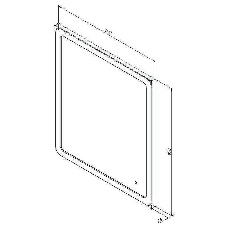Зеркало Aquanet Ирис 70 326444 с подсветкой с сенсорным выключателем и подогревом, купить, цена, заказать, магазин, доставка, скидка, промокод, купить, цена, заказать, магазин, доставка, скидка, промокод