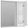 Зеркало со шкафом Brevita Balaton 75 R BAL-04075-01-П с подсветкой Белое матовое, купить, цена, заказать, магазин, доставка, скидка, промокод, купить, цена, заказать, магазин, доставка, скидка, промокод