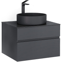 Тумба под раковину Raval Decent 60 Dec.01.60/A/RL подвесная Антрацит, купить, цена, заказать, магазин, доставка, скидка, промокод, купить, цена, заказать, магазин, доставка, скидка, промокод