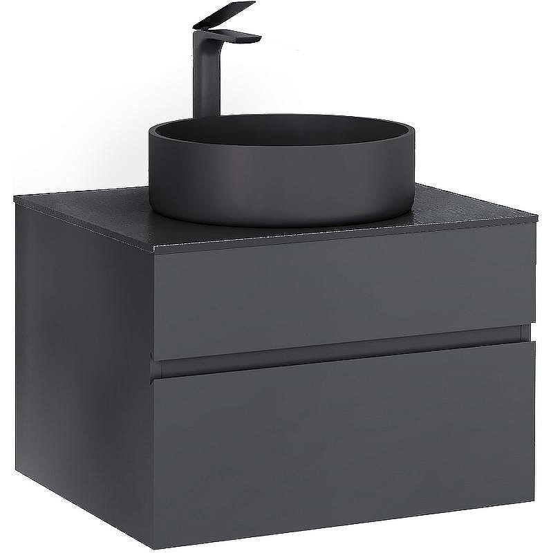 Тумба под раковину Raval Decent 60 Dec.01.60/A/RL подвесная Антрацит, купить, цена, заказать, магазин, доставка, скидка, промокод, купить, цена, заказать, магазин, доставка, скидка, промокод