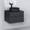 Тумба под раковину Raval Decent 60 Dec.01.60/A/RL подвесная Антрацит, купить, цена, заказать, магазин, доставка, скидка, промокод, купить, цена, заказать, магазин, доставка, скидка, промокод