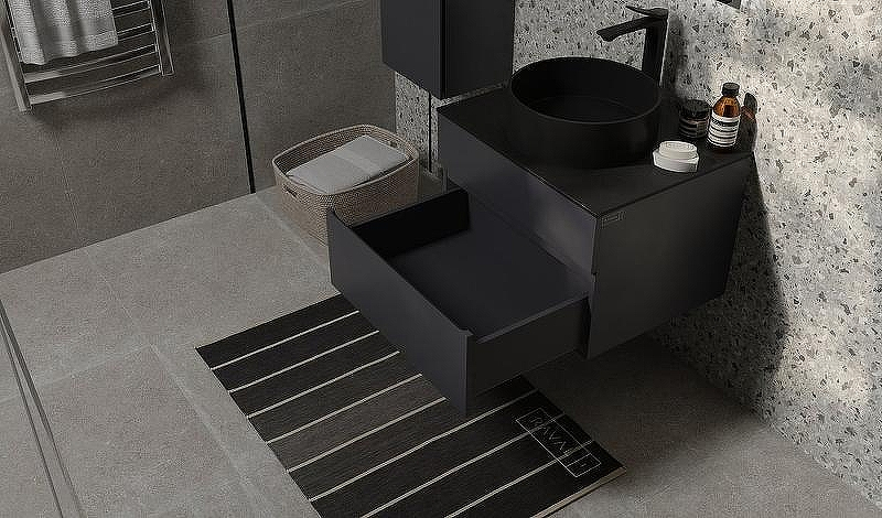 Тумба под раковину Raval Decent 60 Dec.01.60/A/RL подвесная Антрацит, купить, цена, заказать, магазин, доставка, скидка, промокод, купить, цена, заказать, магазин, доставка, скидка, промокод