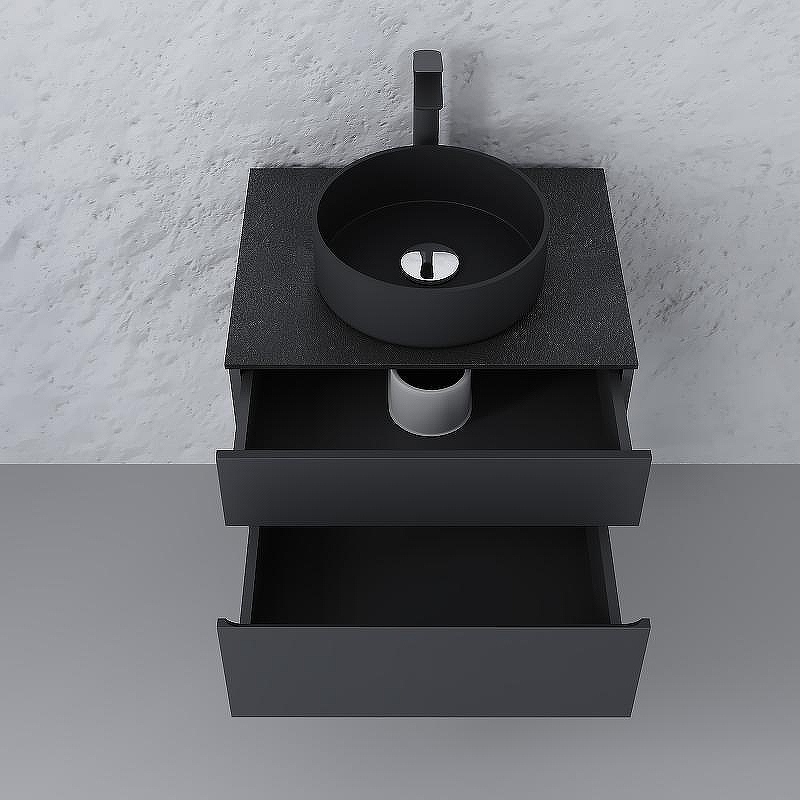 Тумба под раковину Raval Decent 60 Dec.01.60/A/RL подвесная Антрацит, купить, цена, заказать, магазин, доставка, скидка, промокод, купить, цена, заказать, магазин, доставка, скидка, промокод