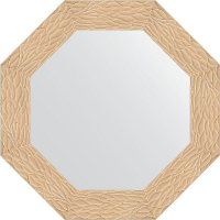 Зеркало Evoform Octagon 67х67 BY 3797 в багетной раме - Золотые дюны 90, купить, цена, заказать, магазин, доставка, скидка, промокод, купить, цена, заказать, магазин, доставка, скидка, промокод