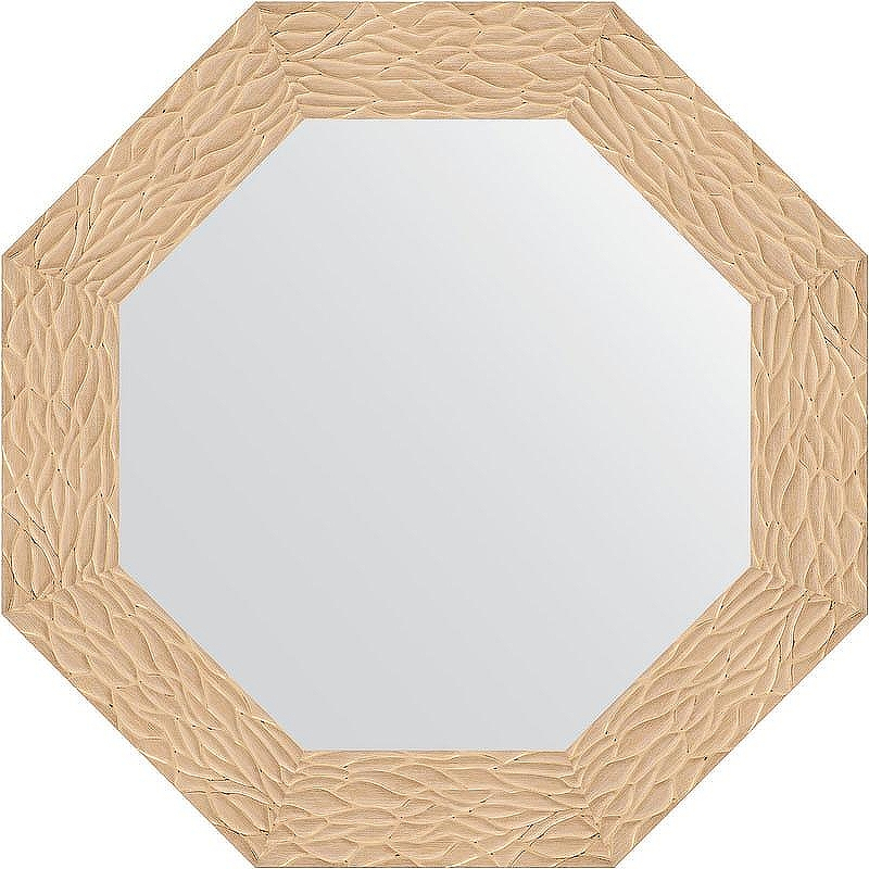 Зеркало Evoform Octagon 67х67 BY 3797 в багетной раме - Золотые дюны 90, купить, цена, заказать, магазин, доставка, скидка, промокод, купить, цена, заказать, магазин, доставка, скидка, промокод