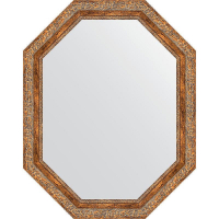 Зеркало Evoform Octagon 75x95 BY 7156 в багетной раме - Виньетка античная бронза 85, купить, цена, заказать, магазин, доставка, скидка, промокод, купить, цена, заказать, магазин, доставка, скидка, промокод