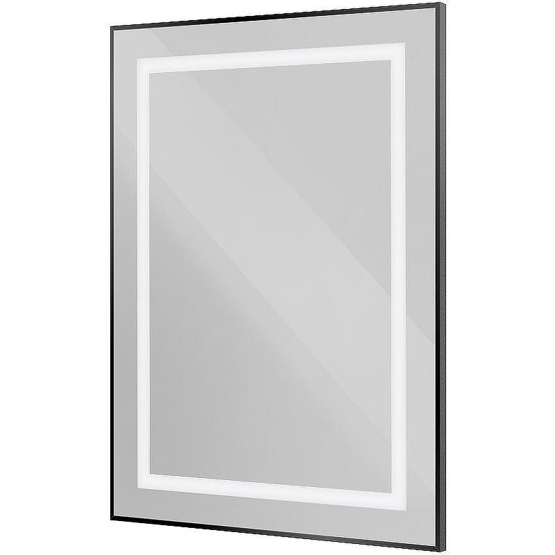 Зеркало BelBagno Kraft 60 SPC-KRAFT-600-800-SENS-NERO с подсветкой Черное с сенсорным выключателем, купить, цена, заказать, магазин, доставка, скидка, промокод, купить, цена, заказать, магазин, доставка, скидка, промокод