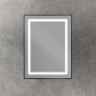 Зеркало BelBagno Kraft 60 SPC-KRAFT-600-800-SENS-NERO с подсветкой Черное с сенсорным выключателем, купить, цена, заказать, магазин, доставка, скидка, промокод, купить, цена, заказать, магазин, доставка, скидка, промокод