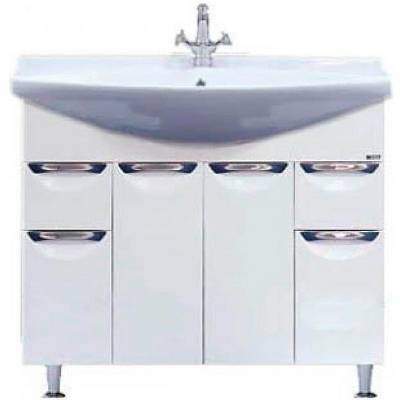 Тумба с раковиной Misty Орхидея 105 СО000006653 Белая