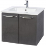 Тумба под раковину Bellezza Луиджи 60 4639209240427 подвесная Серая, купить, цена, заказать, магазин, доставка, скидка, промокод, купить, цена, заказать, магазин, доставка, скидка, промокод