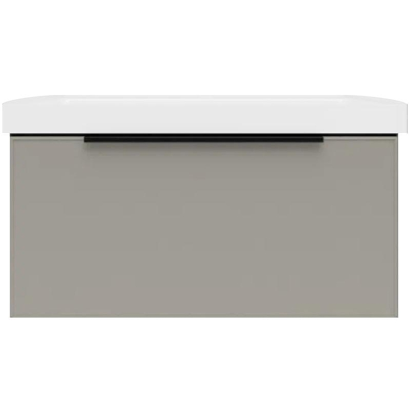 Тумба под раковину La Fenice Simpla 80 FNC-01-SIM-C-80 подвесная Бежевая матовая, купить, цена, заказать, магазин, доставка, скидка, промокод, купить, цена, заказать, магазин, доставка, скидка, промокод