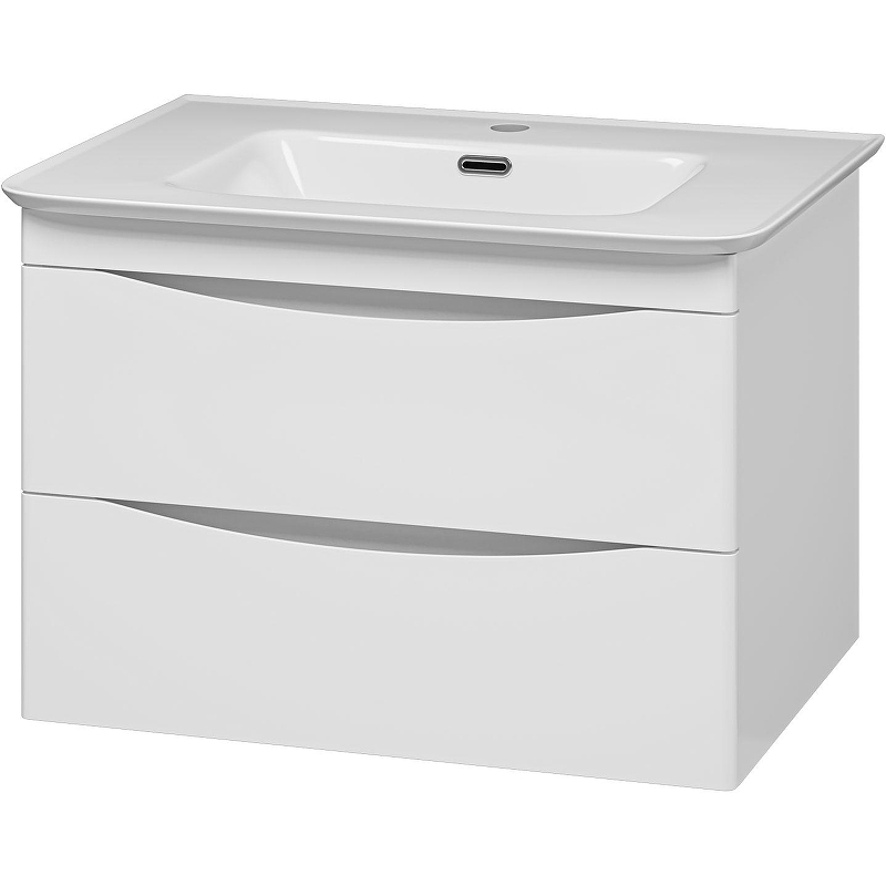 Тумба с раковиной Misty Мираж 70 УТ000025393 подвесная Белая, купить, цена, заказать, магазин, доставка, скидка, промокод, купить, цена, заказать, магазин, доставка, скидка, промокод