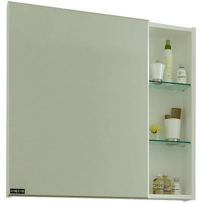 Зеркальный шкаф СанТа Дублин 75 123006 Белый