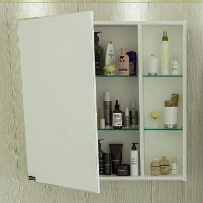 Зеркальный шкаф СанТа Дублин 75 123006 Белый