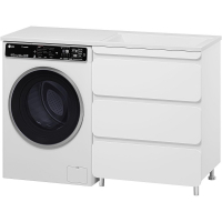 Тумба с раковиной Misty Чегет 130 R УТ000013565 Белая глянцевая, купить, цена, заказать, магазин, доставка, скидка, промокод, купить, цена, заказать, магазин, доставка, скидка, промокод