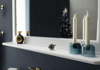 Зеркало Aquanet Валенса New 120 238831 Белое матовое