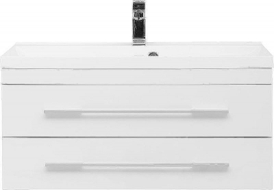 Тумба с раковиной Aquanet Нота 90 212856 подвесная Белая
