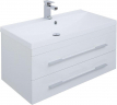 Тумба с раковиной Aquanet Нота 90 212856 подвесная Белая, купить, цена, заказать, магазин, доставка, скидка, промокод, купить, цена, заказать, магазин, доставка, скидка, промокод