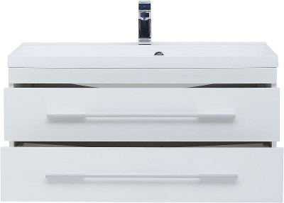 Тумба с раковиной Aquanet Нота 90 212856 подвесная Белая