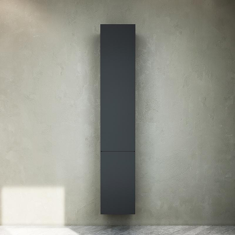 Шкаф пенал AM.PM Gem 30 R M90CHR0306GM подвесной Графит матовый, купить, цена, заказать, магазин, доставка, скидка, промокод, купить, цена, заказать, магазин, доставка, скидка, промокод