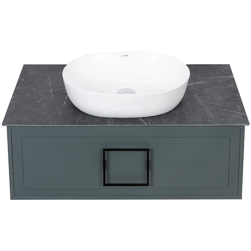 Тумба под раковину La Fenice Cubo 80 FNC-01-CUB-G-80 подвесная Серая матовая, купить, цена, заказать, магазин, доставка, скидка, промокод, купить, цена, заказать, магазин, доставка, скидка, промокод