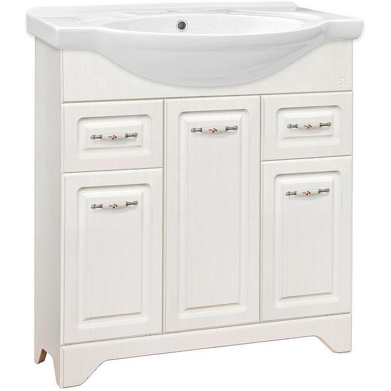 Тумба под раковину Style Line Олеандр 2 Люкс 75 ЛС-00000200 Рельеф пастель, купить, цена, заказать, магазин, доставка, скидка, промокод, купить, цена, заказать, магазин, доставка, скидка, промокод