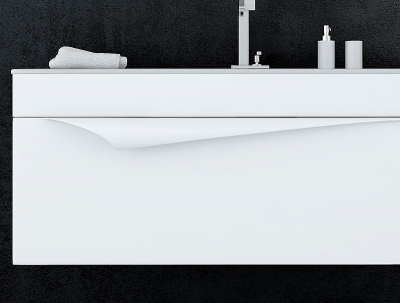 Тумба под раковину Clarberg Papyrus 100 PAP0110 подвесная Белая