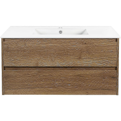 Тумба под раковину Vincea Gio 100 VMC-2G100TO подвесная T.Oak