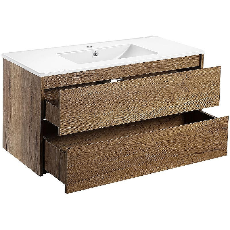 Тумба под раковину Vincea Gio 100 VMC-2G100TO подвесная T.Oak, купить, цена, заказать, магазин, доставка, скидка, промокод, купить, цена, заказать, магазин, доставка, скидка, промокод