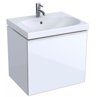 Тумба под раковину Geberit (Keramag) Acanto 60 500.609.01.2 подвесная Белая глянцевая, купить, цена, заказать, магазин, доставка, скидка, промокод, купить, цена, заказать, магазин, доставка, скидка, промокод