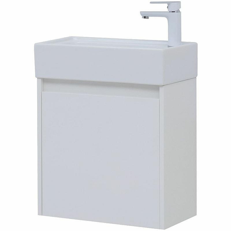 Тумба под раковину Aquanet Nova Lite 50 298853 подвесная Белая глянцевая, купить, цена, заказать, магазин, доставка, скидка, промокод, купить, цена, заказать, магазин, доставка, скидка, промокод