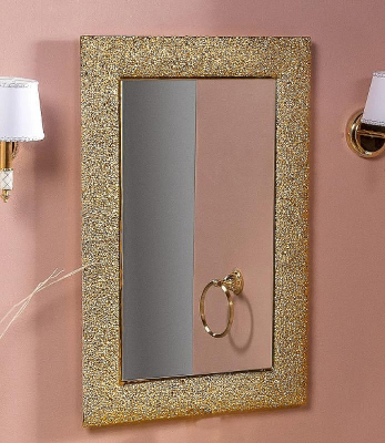 Зеркало Boheme Armadi Art NeoArt Aura 60 536 с подсветкой Золото