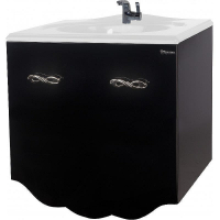 Тумба под раковину Bellezza Версаль 90 4631115130045 подвесная Черная, купить, цена, заказать, магазин, доставка, скидка, промокод, купить, цена, заказать, магазин, доставка, скидка, промокод