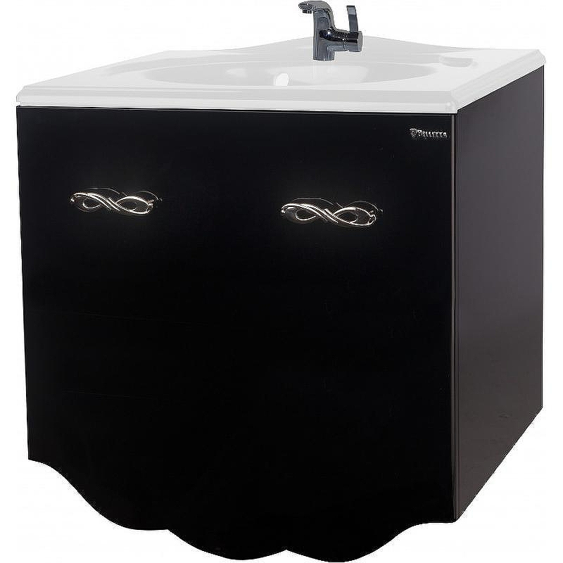 Тумба под раковину Bellezza Версаль 90 4631115130045 подвесная Черная, купить, цена, заказать, магазин, доставка, скидка, промокод, купить, цена, заказать, магазин, доставка, скидка, промокод