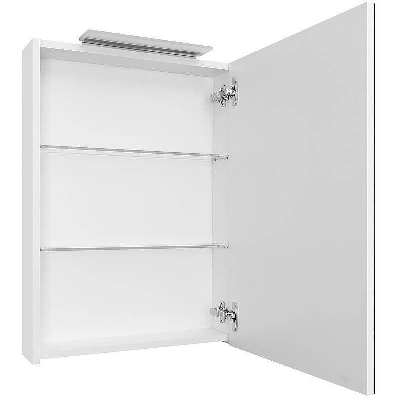 Зеркальный шкаф Roca Oleta 50 R A857644501 с подсветкой Белый матовый, купить, цена, заказать, магазин, доставка, скидка, промокод, купить, цена, заказать, магазин, доставка, скидка, промокод