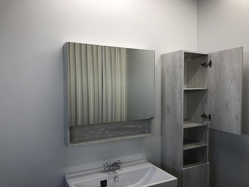 Зеркальный шкаф Comforty Никосия 80 00004138838 Дуб белый, купить, цена, заказать, магазин, доставка, скидка, промокод, купить, цена, заказать, магазин, доставка, скидка, промокод