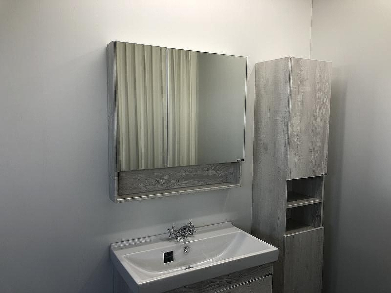 Зеркальный шкаф Comforty Никосия 80 00004138838 Дуб белый, купить, цена, заказать, магазин, доставка, скидка, промокод, купить, цена, заказать, магазин, доставка, скидка, промокод