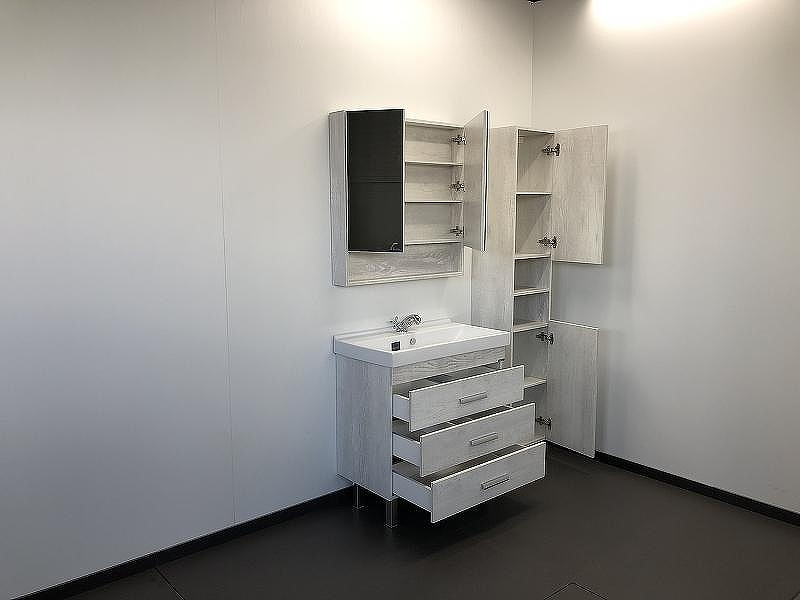 Зеркальный шкаф Comforty Никосия 80 00004138838 Дуб белый, купить, цена, заказать, магазин, доставка, скидка, промокод, купить, цена, заказать, магазин, доставка, скидка, промокод