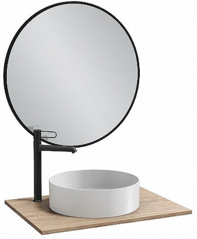 Зеркало Jacob Delafon Odeon Rive Gauche 90 EB1268-S14 Черный сатин, купить, цена, заказать, магазин, доставка, скидка, промокод, купить, цена, заказать, магазин, доставка, скидка, промокод