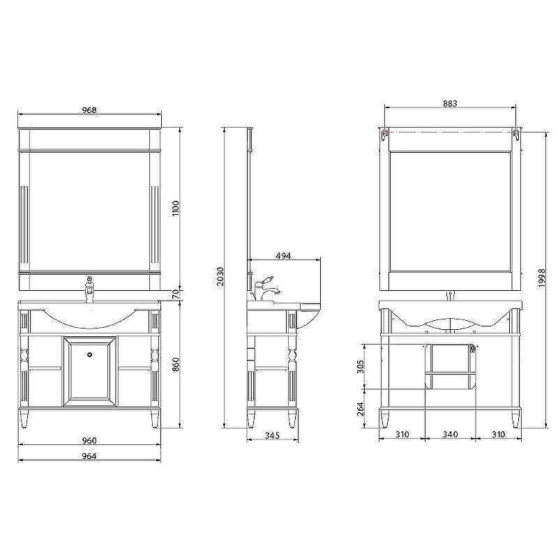 Тумба под раковину Migliore Kantri 96 26677 Бежевая, купить, цена, заказать, магазин, доставка, скидка, промокод, купить, цена, заказать, магазин, доставка, скидка, промокод