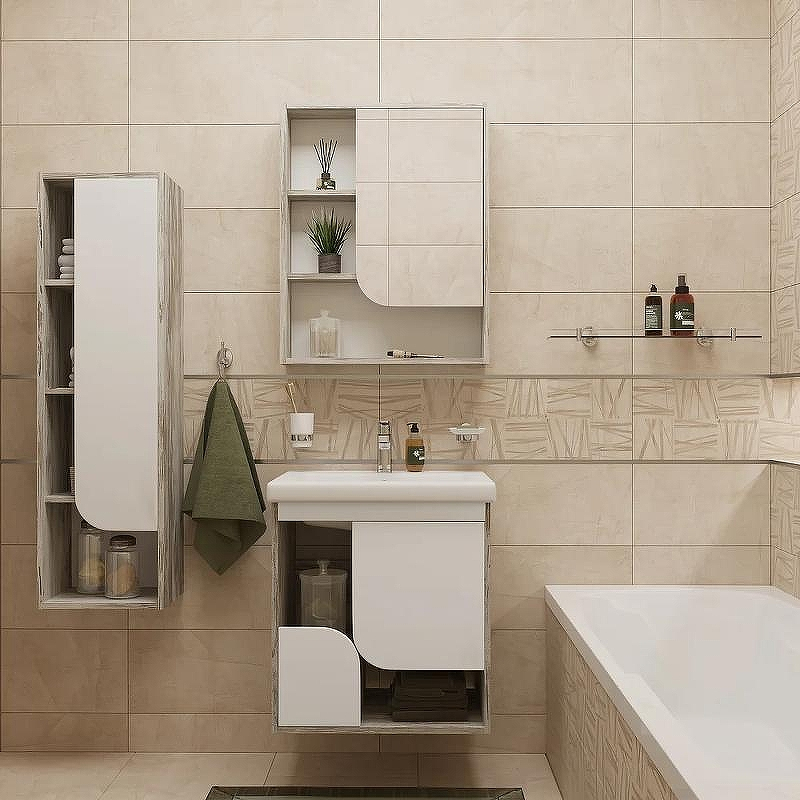 Зеркальный шкаф DIWO Самара 60 R SAM.Z.60/P/DS Дуб скандинавский, купить, цена, заказать, магазин, доставка, скидка, промокод, купить, цена, заказать, магазин, доставка, скидка, промокод