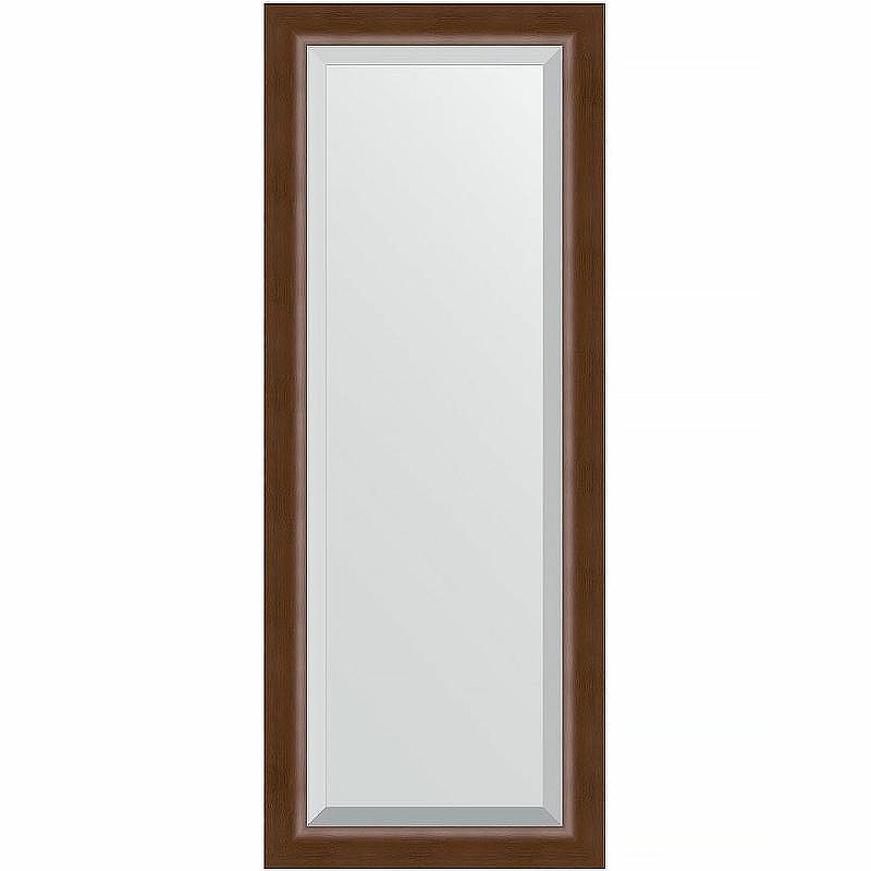 Зеркало Evoform Exclusive 132х52 BY 1157 с фацетом в багетной раме - Орех 65, купить, цена, заказать, магазин, доставка, скидка, промокод, купить, цена, заказать, магазин, доставка, скидка, промокод