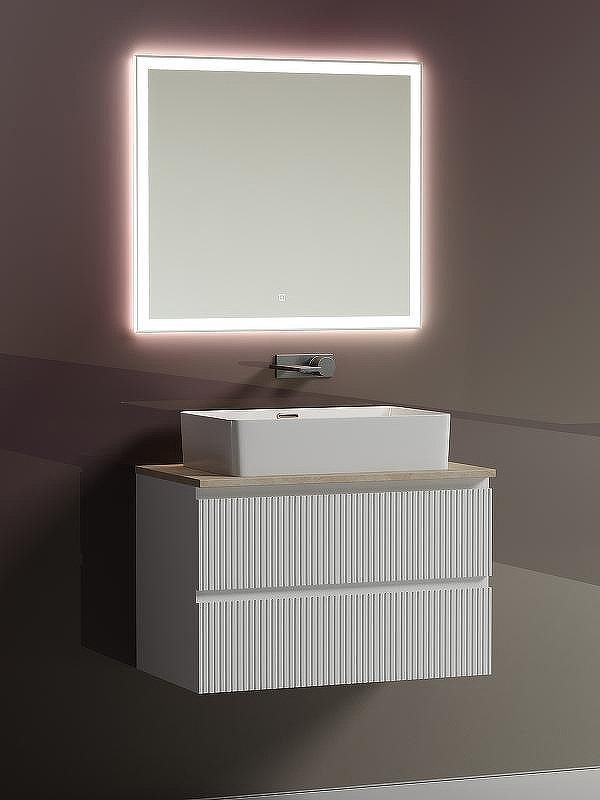 Тумба под раковину Sancos Snob T 80 SNT80W подвесная Bianco, купить, цена, заказать, магазин, доставка, скидка, промокод, купить, цена, заказать, магазин, доставка, скидка, промокод