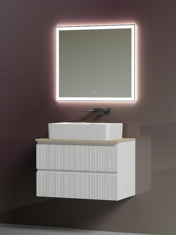 Тумба под раковину Sancos Snob T 80 SNT80W подвесная Bianco, купить, цена, заказать, магазин, доставка, скидка, промокод, купить, цена, заказать, магазин, доставка, скидка, промокод