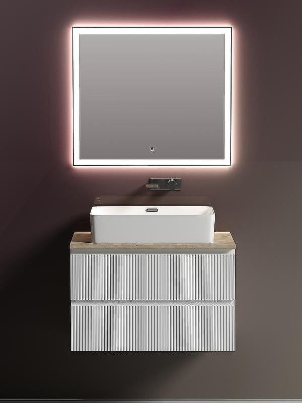 Тумба под раковину Sancos Snob T 80 SNT80W подвесная Bianco, купить, цена, заказать, магазин, доставка, скидка, промокод, купить, цена, заказать, магазин, доставка, скидка, промокод