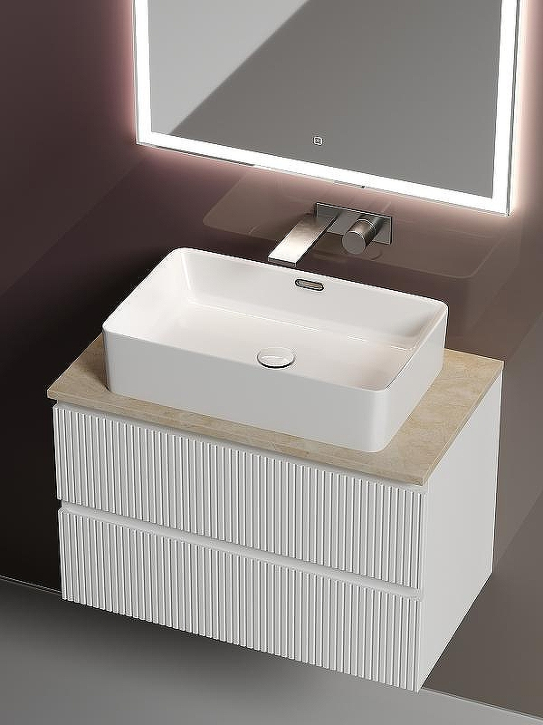 Тумба под раковину Sancos Snob T 80 SNT80W подвесная Bianco, купить, цена, заказать, магазин, доставка, скидка, промокод, купить, цена, заказать, магазин, доставка, скидка, промокод