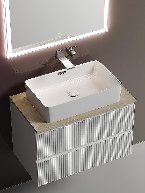 Тумба под раковину Sancos Snob T 80 SNT80W подвесная Bianco, купить, цена, заказать, магазин, доставка, скидка, промокод, купить, цена, заказать, магазин, доставка, скидка, промокод