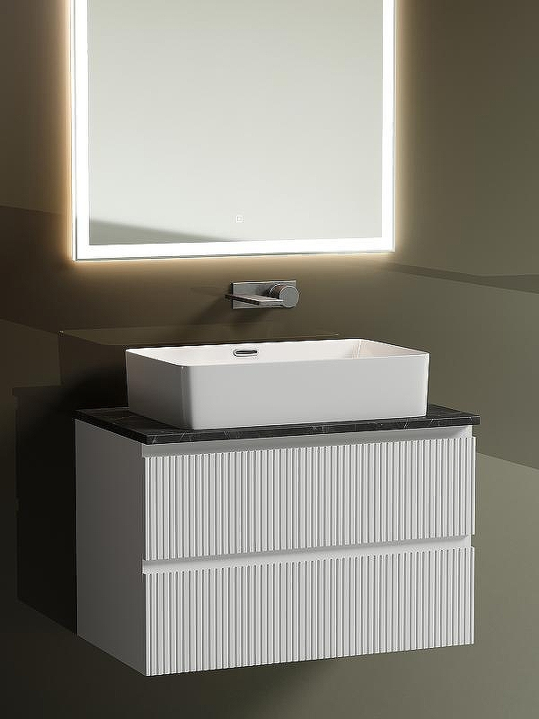 Тумба под раковину Sancos Snob T 80 SNT80W подвесная Bianco, купить, цена, заказать, магазин, доставка, скидка, промокод, купить, цена, заказать, магазин, доставка, скидка, промокод