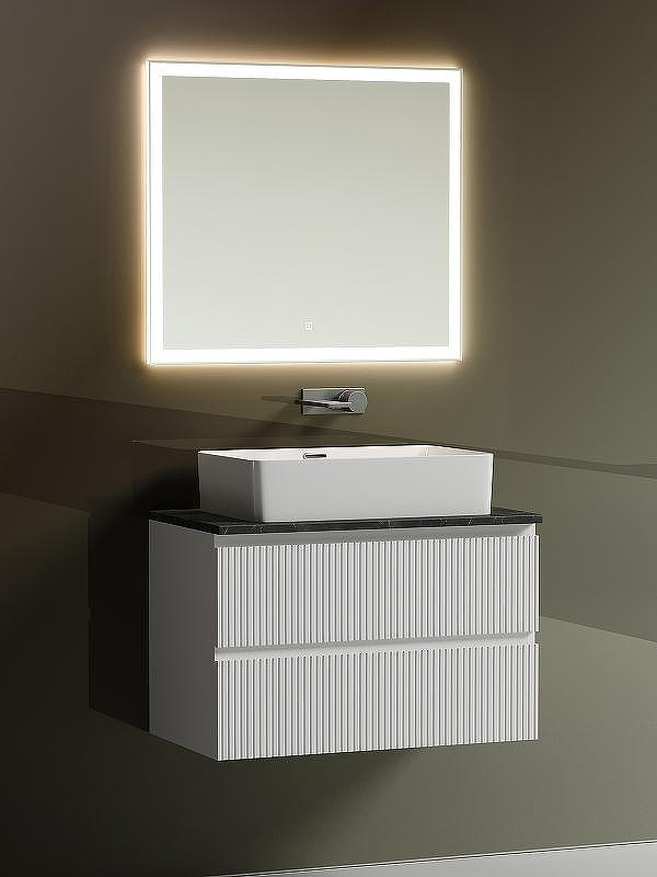 Тумба под раковину Sancos Snob T 80 SNT80W подвесная Bianco, купить, цена, заказать, магазин, доставка, скидка, промокод, купить, цена, заказать, магазин, доставка, скидка, промокод